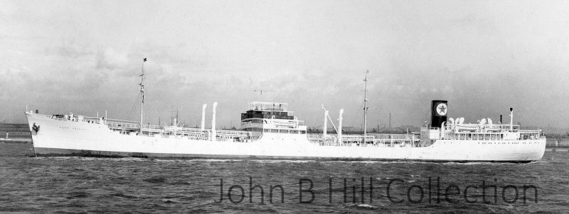 The 9,968grt Nueva Granada was built in 1937 by Deutsche Werft at Finkenwarder. In 1952 she was sold to Hiltveit Hjardemaal and renamed Buccinum and in 1958 she joined C. Sideratos as Parnassos. On 20th June 1961 she arrived at Yokosuka to be broken up.