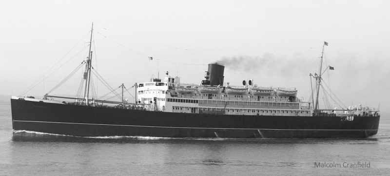 The Circassia passing Portishead on 21st September 1965.
