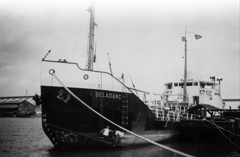 The 401grt Seladang was built in 1944 by Furness at Haverton Hill as the CHANT 65 for the British Government. She joined Shell in 1947.