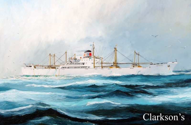 The Clarkspey depicted in a painting.
