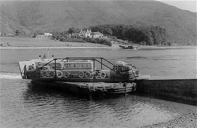 The 1964 built Glen Loy was the Glenachulish’s running mate on the Ballachulish ferry until its closure in 1975.