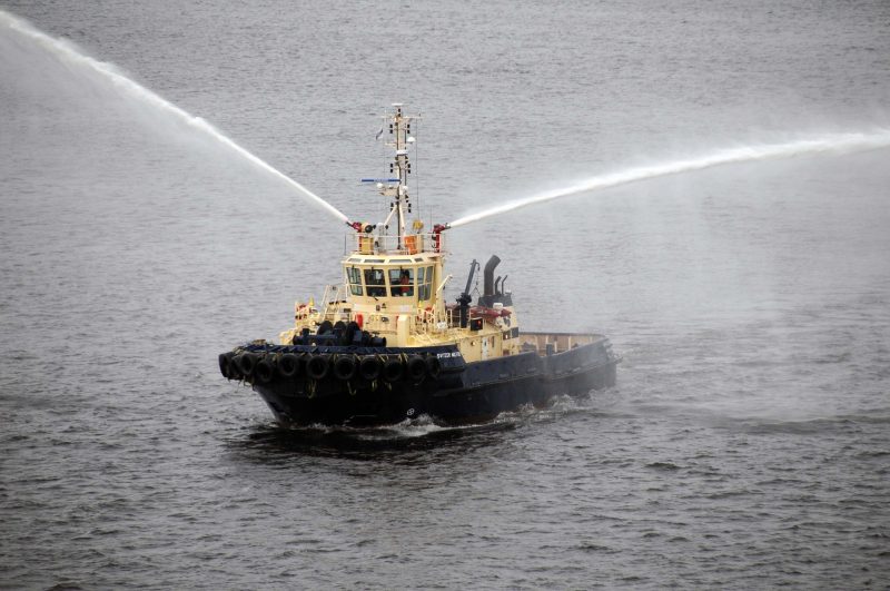 The 384gt Svitzer Milford of Svitzer Marine. She was built in 2004 by Baltijos LS at Klaipeda, Lithuania.