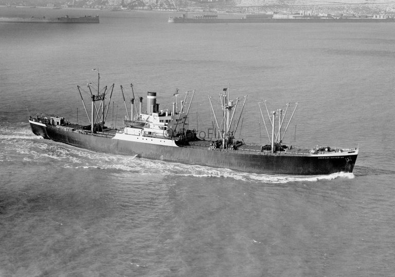 To The USA Aboard The American Harvester Shipping Today Yesterday 