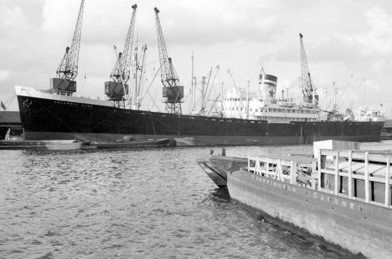 The 8,293grt Columbia Star was built in 1939 by Burmeister & Wain at Copenhagen.