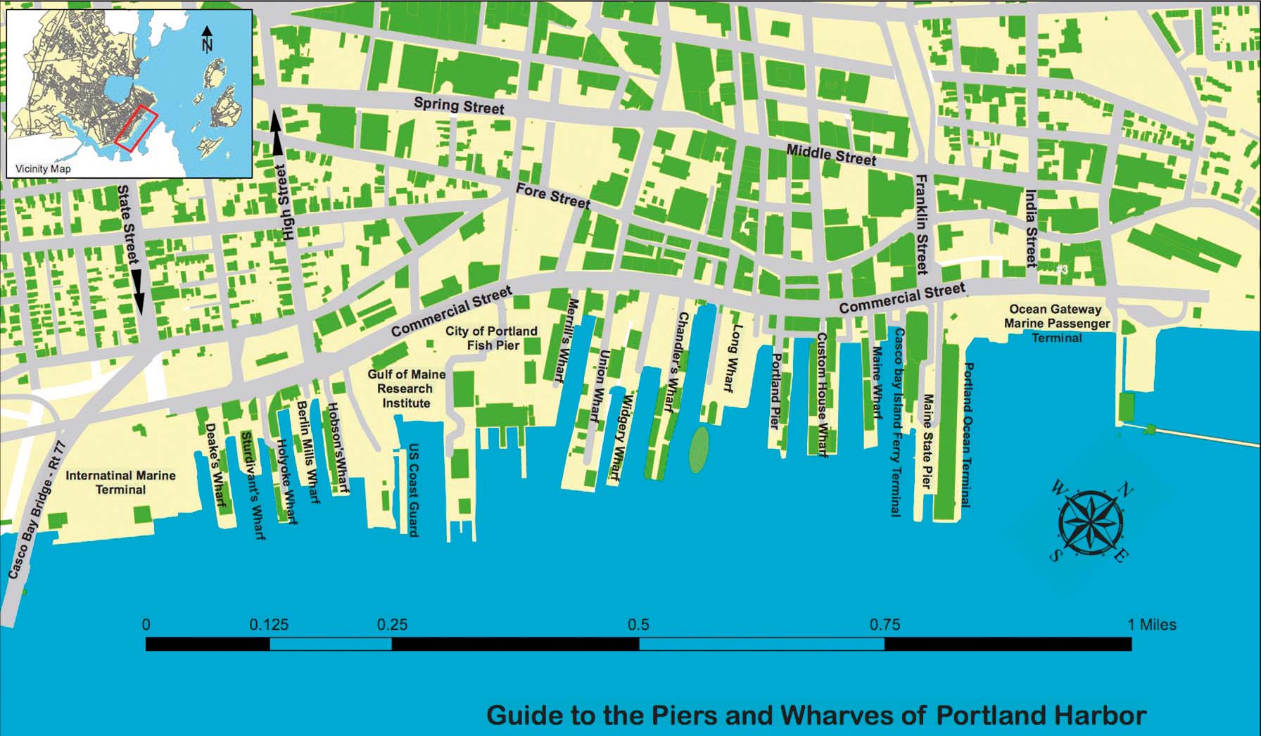 Detailed Map Of Portland Maine